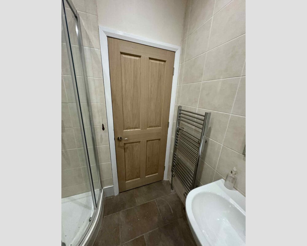1981 x 762 x 44mm FD30 (30") Traditional Victorian Oak 4 Panel - Prefinished Internal Fire Doors